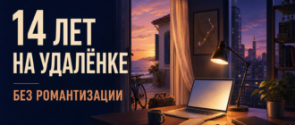 14 лет на удалёнке без романтизации